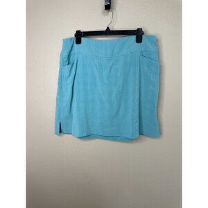 Lady Hagen Womens Blue Skort XL skirt shorts pull on mini polyester tennis golf